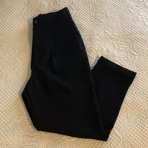 Zara Black Pleated Trousers - Size S